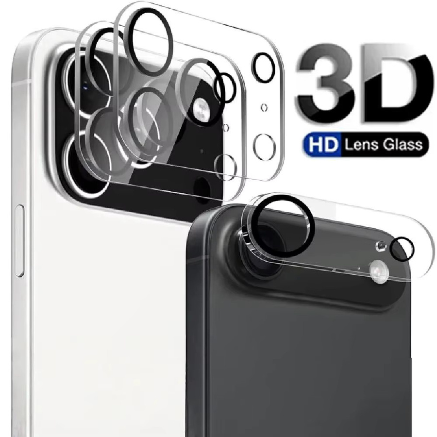 4-in-1 Vollflächiger Glasbildschirmschutz und 3D-Kameraschutz für iPhone 13 bis 17 Pro Max in Transparent - Bild 3