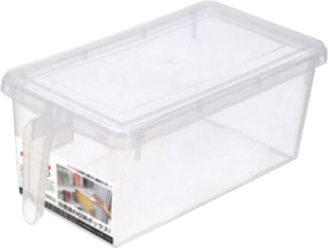 CosyHome Kühlschrank Organizer aus Kunststoff mit Deckel und Griff, 5 l, weiß und transparent, luftdicht und auslaufsicher - Bild 1