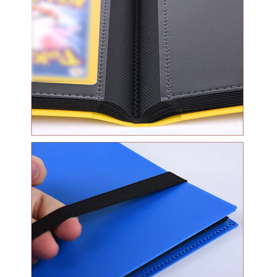 Vorinclex Kartenordner Gelb mit 9 Taschen für Sammelkarten, MTG und TCG, seitlich beladbares Album aus Kunststoff - Bild 5