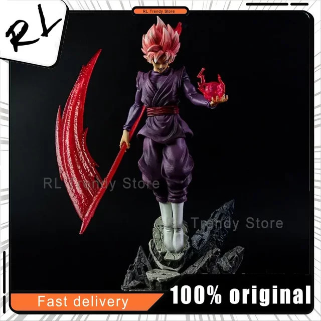 Bandai Dragon Ball Zamasu mit Sense Goku Black Rose Szene, Anime Figur Modell Statue, 38 cm - Bild 1