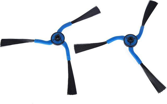 2 Stück Reinigungs-Seitenbürsten-Ersatzteile in Blau passend für Samsung VCRM72VR Saugroboter - Bild 1