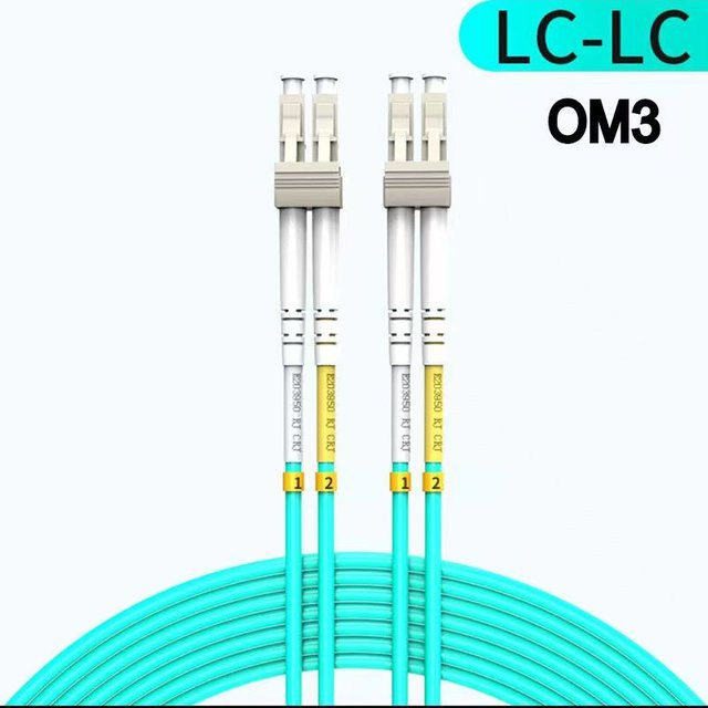 Sevenlayer Multimode Duplex Glasfaser-Patchkabel LC-LC UPC OM3 OM4 2,0 mm - Bild 1