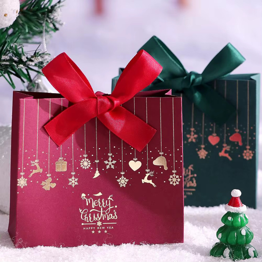 10 Stück Weihnachts-Süßigkeitsboxen aus Papier in Grün für Pralinen und kleine Geschenke - Bild 4