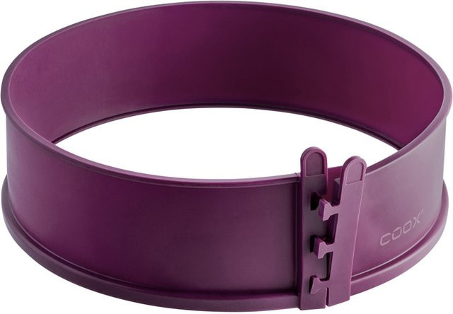 COOX Silikon-Springform mit Glasboden, lila, Durchmesser: 26 cm, Höhe: 7 cm - Bild 1