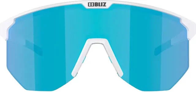 Bliz Hero Sonnenbrille, Kinder, randlos, wrap, weiß, blau, Kunststoff - Bild 1