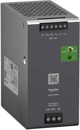 Schneider Electric Modicon ABLS Optimum Spannungsversorgung, getaktet, 1-phasig, 100-240V AC, 48V DC, 5A, 240W - Bild 1