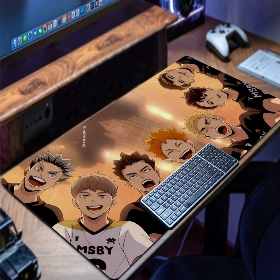 V-Volleyball B-Boy Gaming Deskmat Sakura Anime Mauspad in Multicolour - Bild 6