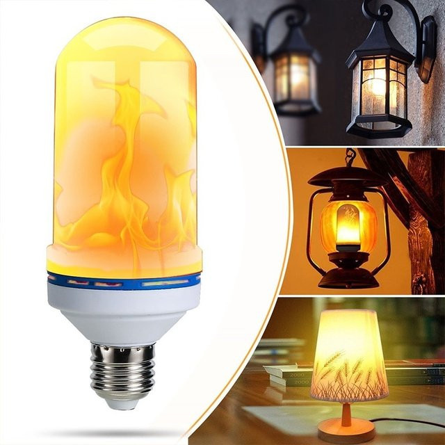 Mixxar LED E27 Glühbirne mit flammendem Effekt für dekorative Beleuchtung - Bild 1