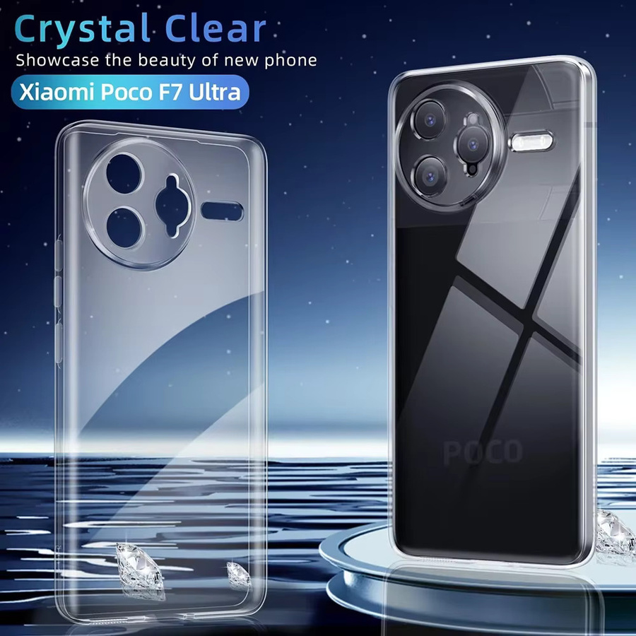 Transparente Silikon Hülle für Xiaomi POCO F8 Ultra F7 F6 F5 F4 F3 Pro 4G 5G Soft Cover - Bild 3