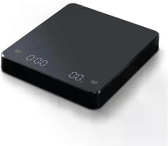 Timemore Black Mirror Basic Elektronische Kaffeewaage in Schwarz mit Timer und digitalem Display - Bild 1