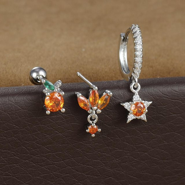 TuiYing Schmuck-Set, Edelstahl, Zirkonia, Damen - Bild 1