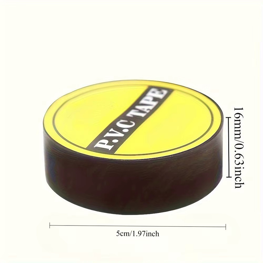 10 Rollen hochtemperaturbeständiges schwarzes Allzweck-Klebeband für Innen- und Außenverpackungen aus Kunststoff - Bild 2