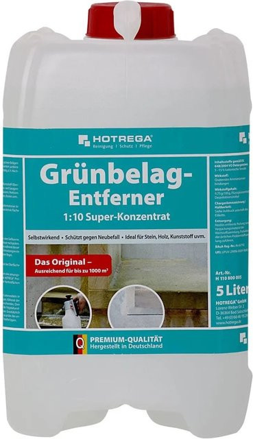 Hotrega Grünbelag Entferner Konzentrat 1 10 mit 5 Litern - Bild 1