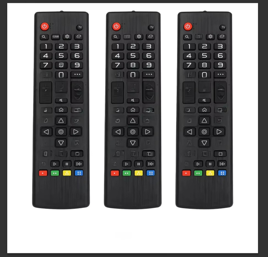 3er Set Universal Fernbedienung Akb75675304 für LG Smart TV in Schwarz - Bild 7