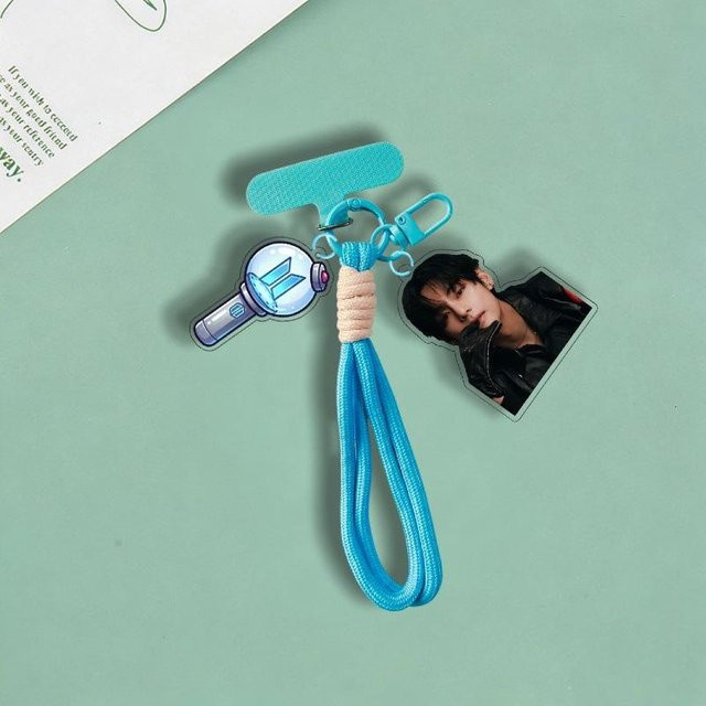 BTS Handy-Lanyard, Acryl-Buchstabenperlen, Unisex - Bild 1