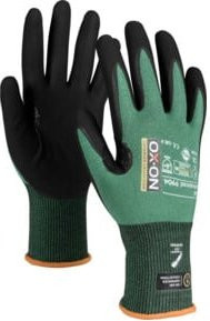 OX-ON Schnittschutzhandschuh Cut Advanced 9904 in Grün und Schwarz, Größe 6 - Bild 1