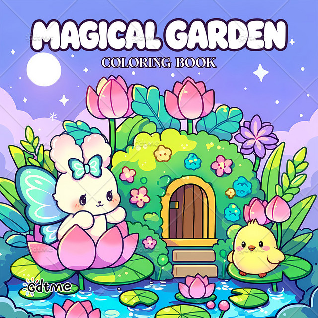 MAGICAL GARDEN Malbuch für Erwachsene, ab 14 Jahren - Bild 1