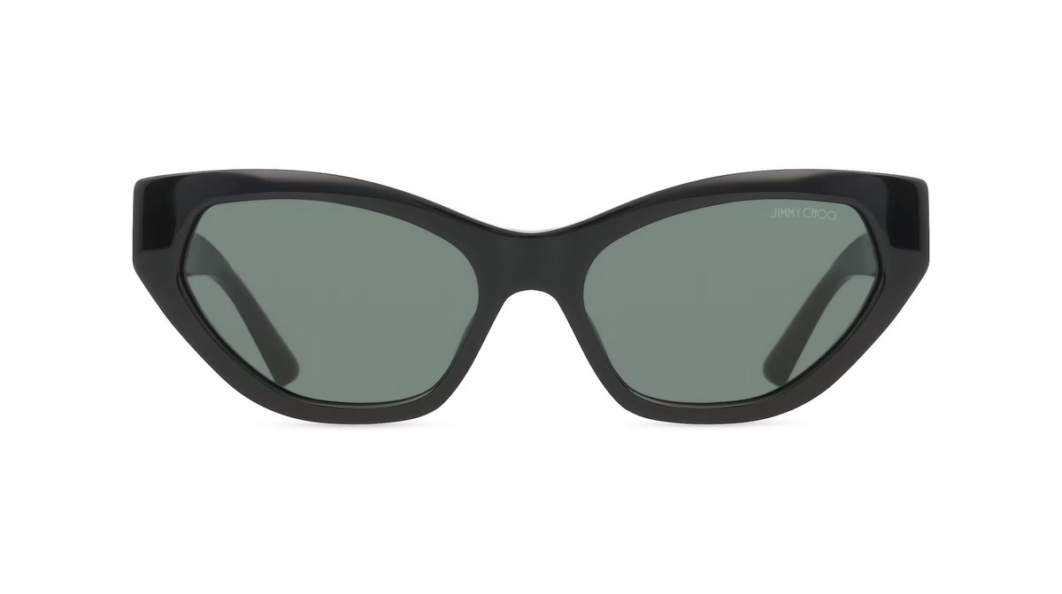 Jimmy Choo JC5022B Sonnenbrille Cat Eye, Vollrand, Acetat, schwarz, Damen - Bild 1
