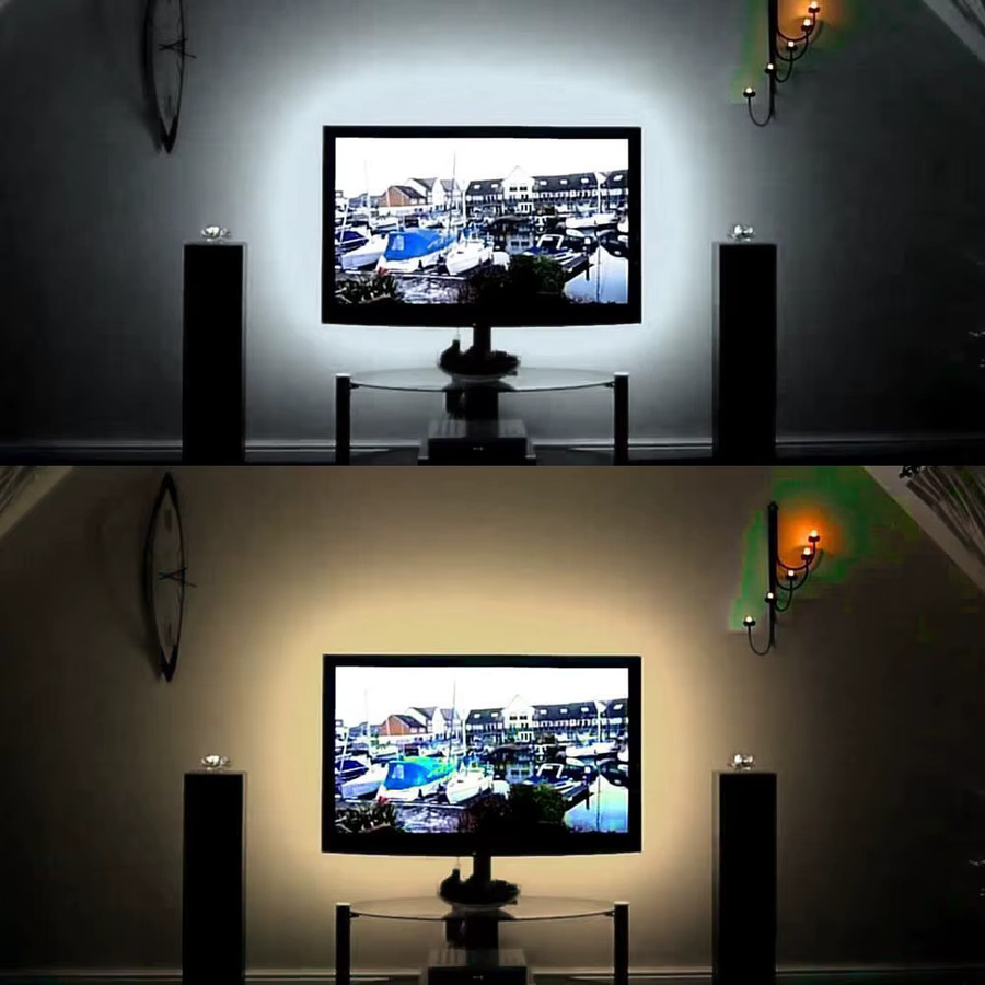 MALITAI USB LED Streifen mit 2835 SMD Dioden in Weiß zur Hintergrundbeleuchtung für TV oder Spiegel - Bild 5