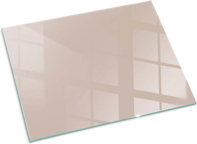 Tulup Glasplatte für Kamin und Öfen in Orange, B: 80 cm, H: 60 cm - Bild 1