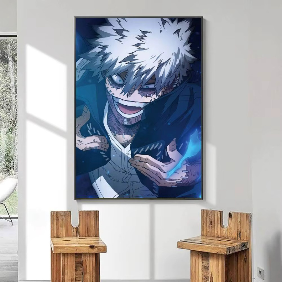 Wasserdichter My Hero Academia Dabi Poster Aufkleber in Mehrfarbig für dein Wohnzimmer oder Schlafzimmer - Bild 6