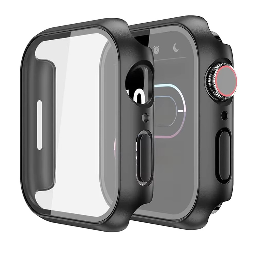 Apple Smartwatch Zubehör, Gehäuse Display Schutzfolie, Schwarz - Bild 7