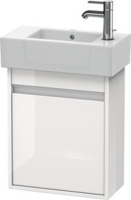 Duravit Waschtischunterschrank Ketho, wandhängend, Weiß Hochglanz, B/T/H: 45 x 22,5 x 55 cm - Bild 1