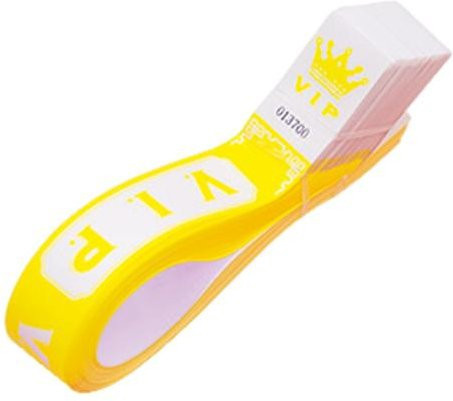 Einweg-Armbänder, fluoreszierende Farbe, gelb, Unisex - Bild 1