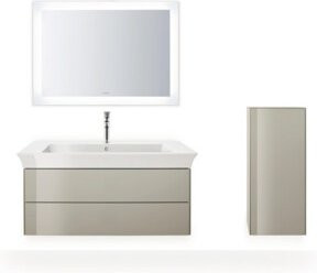 Duravit Möbelwaschtisch White Tulip aus Keramik in Weiß, B/T: 105,5 x 49 cm - Bild 1