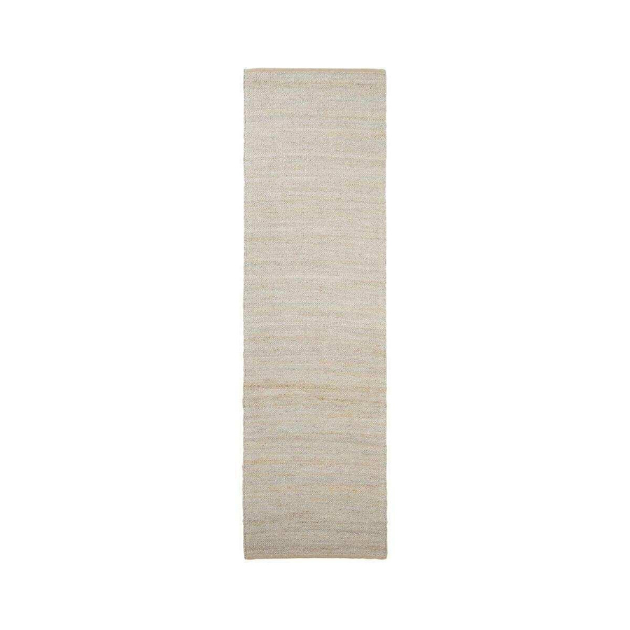 House Doctor Teppich Hempi hellgrau B: 300 cm, T: 90 cm aus Hanf, Jute und Baumwolle - Bild 1