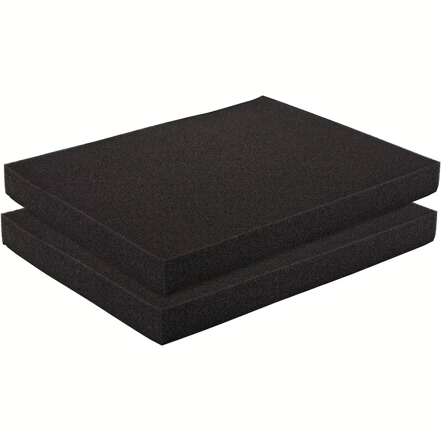 2er-Pack schwarze Polyurethan-Schaumstoffplatten als schneidbare Dämpfungseinsätze für Werkzeugkästen und Koffer, B/H/T: 40 x 30 x 3 cm - Bild 6