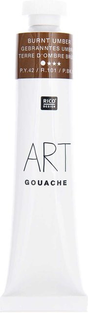 Rico Design ART Gouache Gebranntes Umbra 22ml - Bild 1