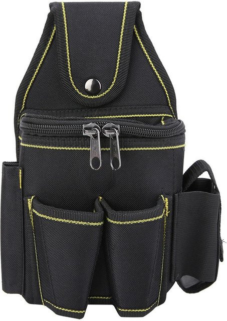 CosyHome Mehrzweck Gartengeräte Tasche aus Oxford Stoff als Elektriker Hüfttasche und Schürze in Schwarz - Bild 1