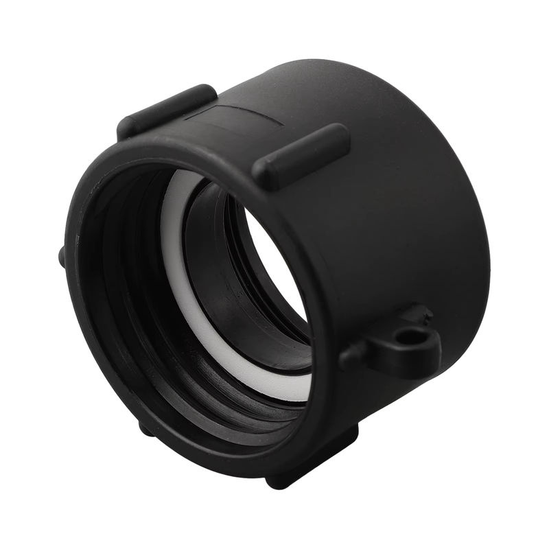 VIBRATITE Ventil Adapter Stecker für 1000L IBC Wasser Tanks, 60mm Fitting für Wasserbehälter und Fässer, Schwarz - Bild 2