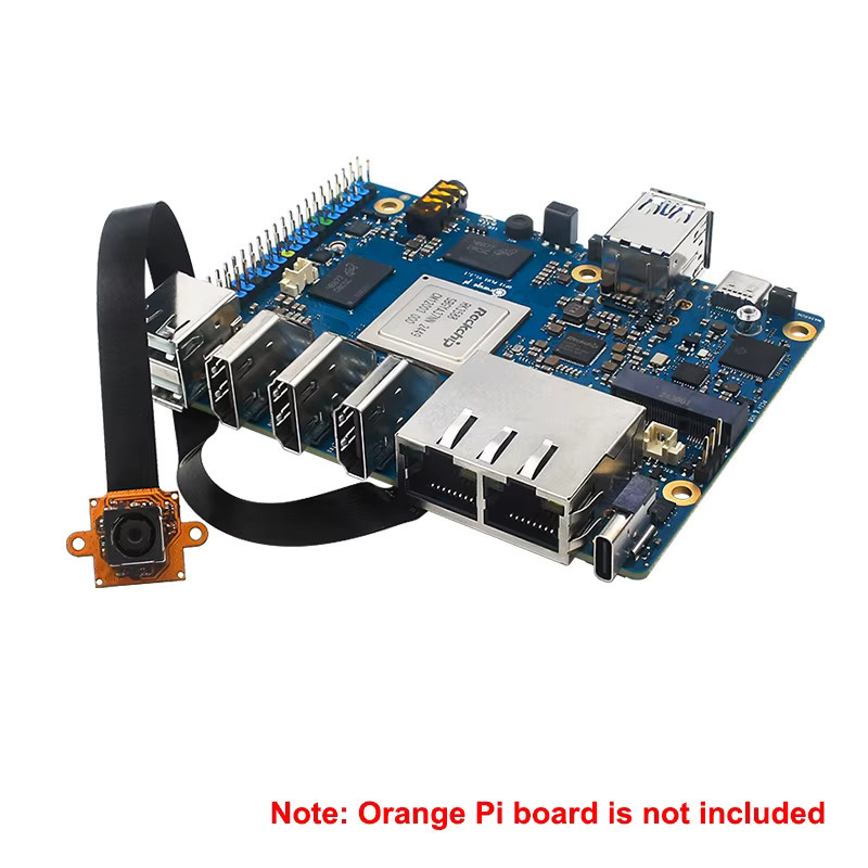 Caturda OV13855 Kamera für Orange Pi 5 Plus mit MIPI-Schnittstelle, fester Autofokus, Farbe: Schwarz - Bild 1