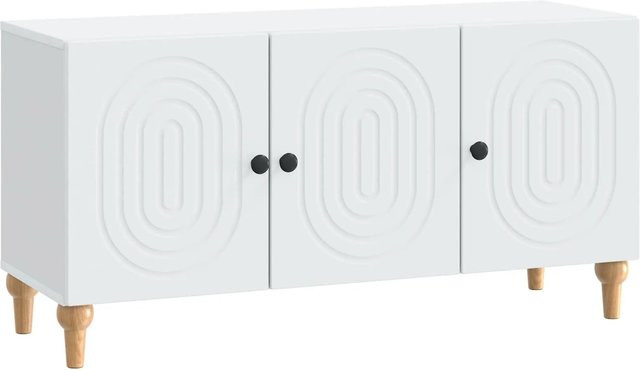 vidaXL TV-Schrank Weiß aus Holzwerkstoff für dein Wohnzimmer B/T/H: 99 x 34,5 x 50 cm - Bild 1