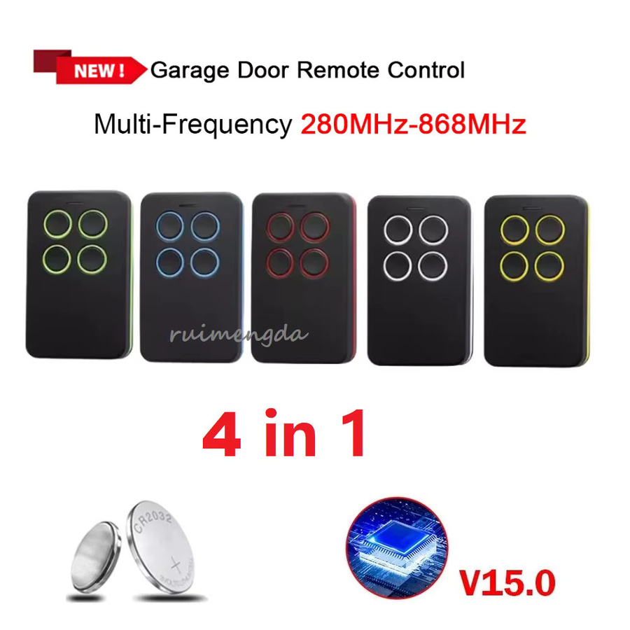 Universeller Auto-Scan-Klon Mehrfrequenz-Garagentor Fernbedienung Duplikator Sender für Rolling Code 280MHz-868MHz in Schwarz und Grün - Bild 5