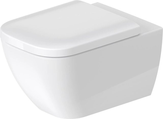 Duravit Wand-WC Happy D.2 Tiefspüler spülrandlos weiß B/T/H: 36,5 x 54 x 33,5 cm - Bild 1