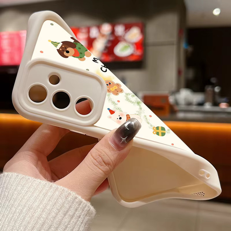 Weihnachtliche Handyhülle für Samsung Galaxy S25 S24 S23 S22 Ultra FE A55 A54 A36 A26 A17 A16 A15 in Schwarz und Multicolour - Bild 3