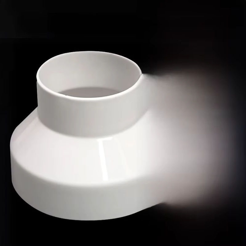 Weißes PVC-Reduzierstück mit geradem Anschluss als Abflussrohr-Adapter für Entwässerungsarmaturen - Bild 7