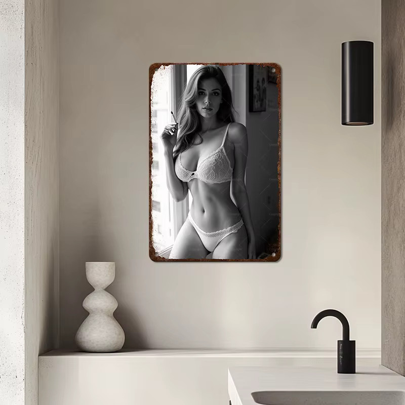 HELLOYOUNG Vintage Bikini-Göttin Poster Wandkunst in Mehrfarben, B/H: 20,32 x 30,0 cm - Bild 3
