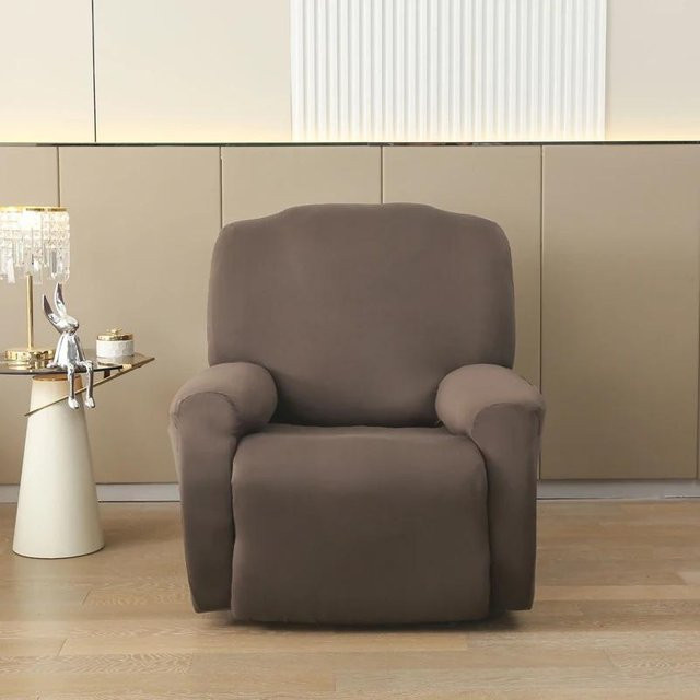 LANMOLIFE Sofabezug für Einsitzer Relaxsessel, abnehmbar und waschbar mit Seitentaschen, 100% Polyester - Bild 1