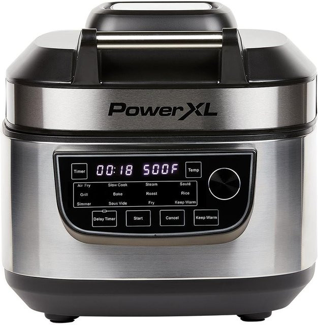 Power XL Heißluftfritteuse Multi-Cooker in Schwarz mit 5,7 l Volumen - Bild 1