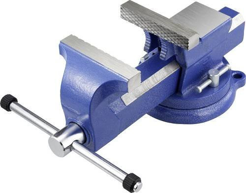 TOOLCRAFT Schraubstock TO-10398732 mit 125 mm Backenbreite und 150 mm maximaler Spannweite