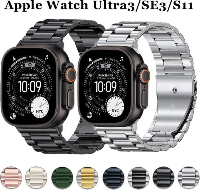 yunfook Uhrenarmband Edelstahl, Herren - Bild 1