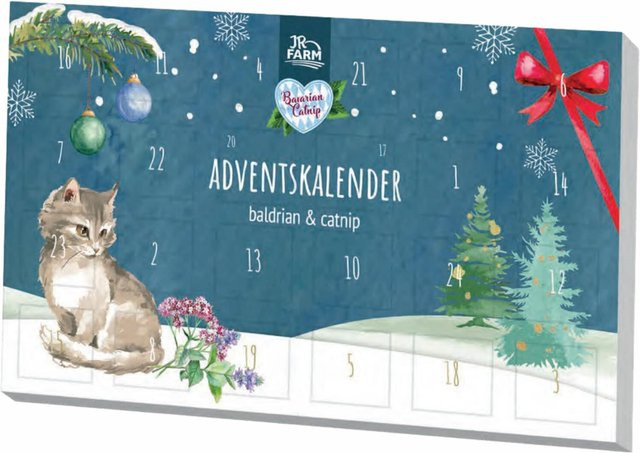 Katzen Adventskalender Baldrian und Katzenminze von MODERNE HAUSFRAU in Blau und Multicolour - Bild 1