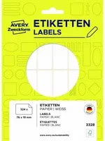 Avery Zweckform Universaletikett aus Papier in Weiß, Breite: 76 mm, Höhe: 19 mm - Bild 1