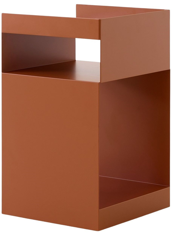 &Tradition Rotate Sc73 Beistelltisch in Rot mit Rollen und drehbarer Platte aus Metall - Bild 2