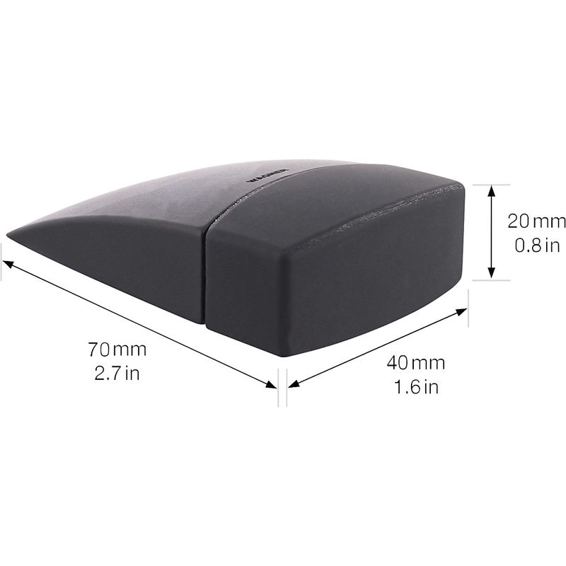 Wagner Türstopper Black Deluxe aus Kunststoff zum Kleben in Schwarz Matt - Bild 5