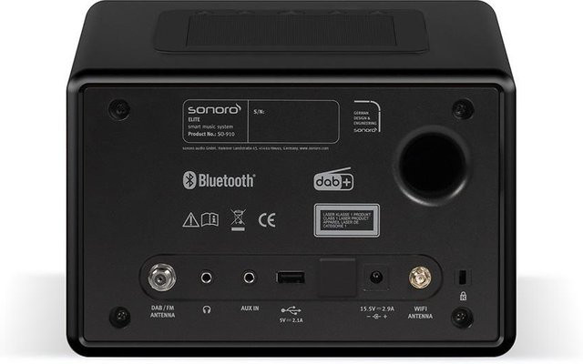 Sonoro Kompaktanlage ELITE SO-9110-200-BB Schwarz matt - Bild 1